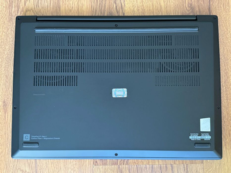 16' 2.5K Core i9-11950H Lenovo ThinkPad P1 Gen 4 64GB DDR4/1TB NVMe/Nvidia RTX 3080 16GB