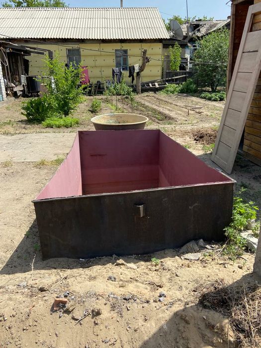 Продам бак для воды 6 кубов 3× 1.5×1.5