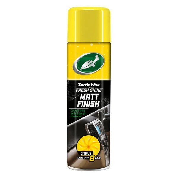 Spray curatat bord Turtle Wax Fresh Shine Matt 500ml pt. elemente plastic, cu parfum de lunga durata