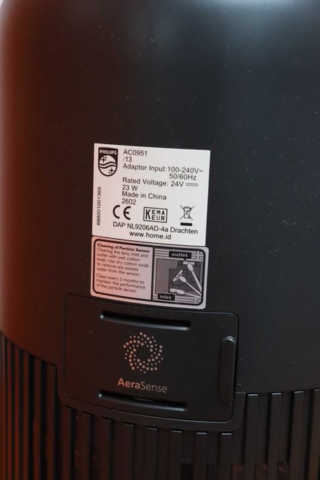 Пречиствател на въздух Philips Connected 900, до 65 м², 20,5 dB(A), черен
