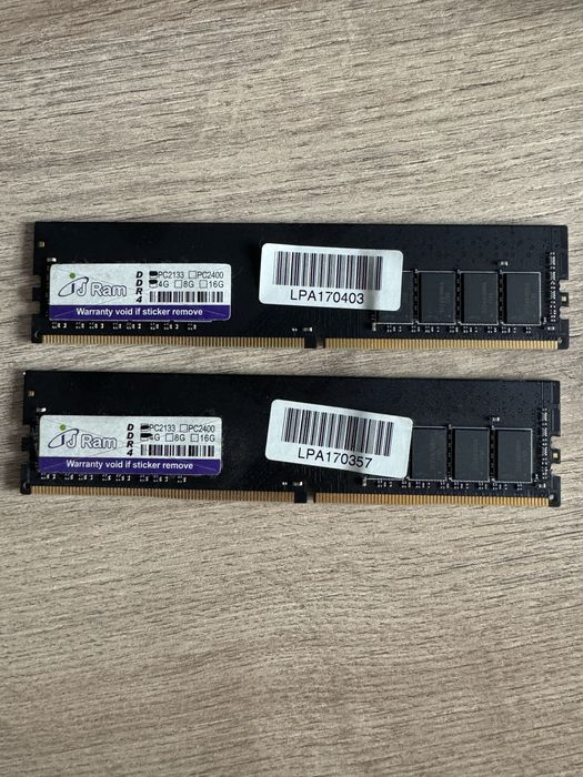 RAM памет DDR4 8GB (2x4GB) 2133MHz J&A