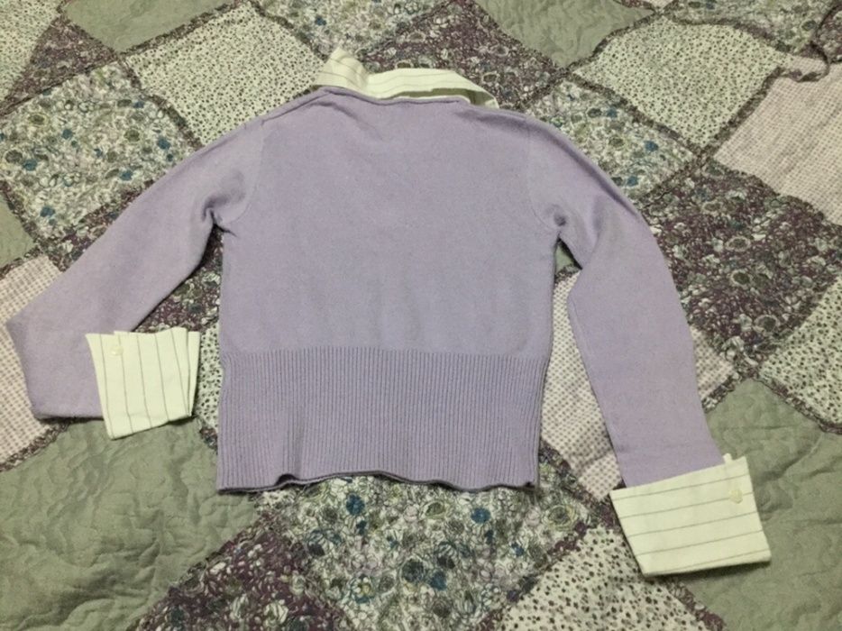 Кофточка женская теплая.Пятнистая женская кофточка