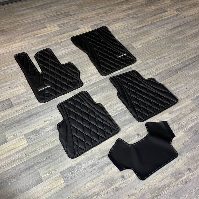 Оригинальные коврики из экокожи