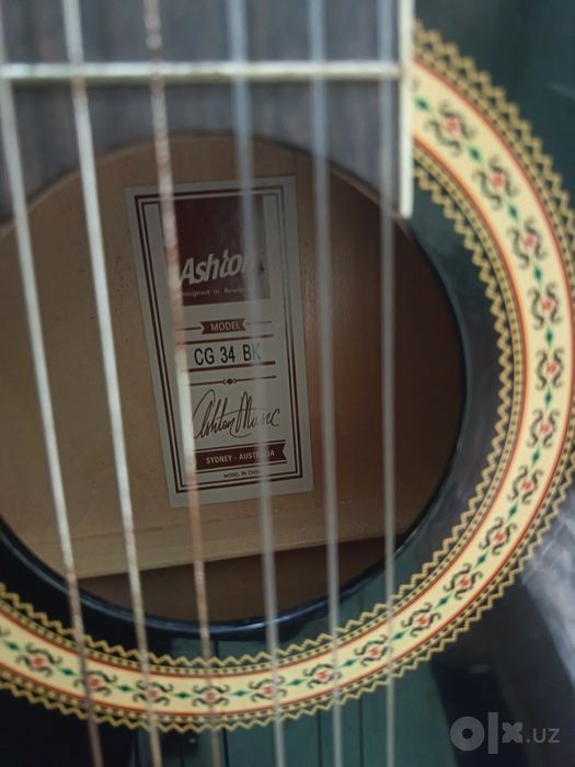 Gitara Ashton CG 34 BK kafolati bilan