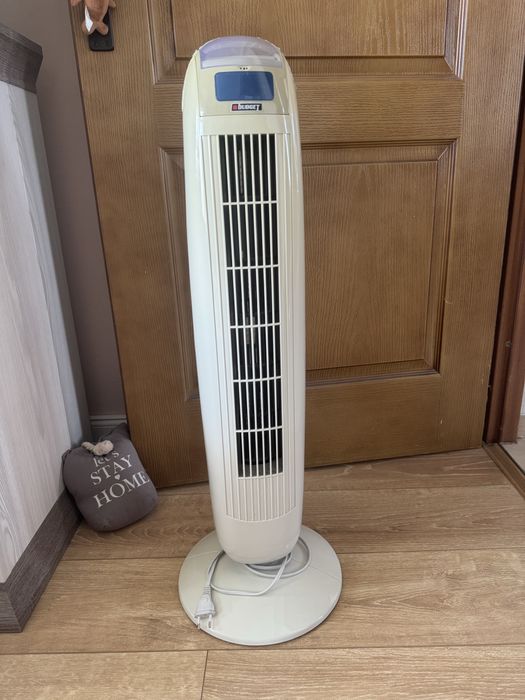 Ventilator turn rotativ vertical cu telecomanda