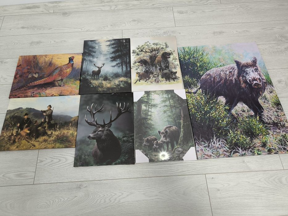 Картини диви животни ловна тематика! Ловни картини