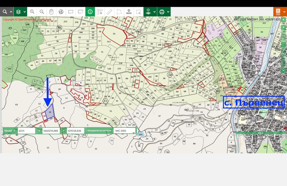 Продава се голям изгоден парцел за инвестиция в с. Първенец до Пловдив