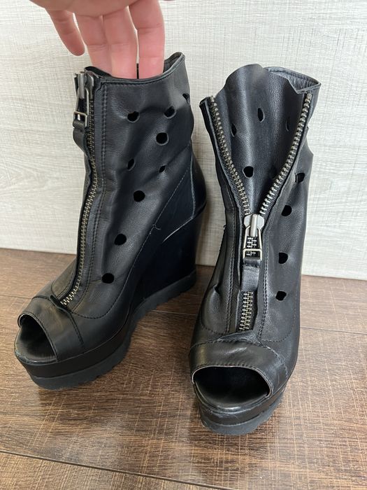 Дамски летни боти BIANKI естествена кожа