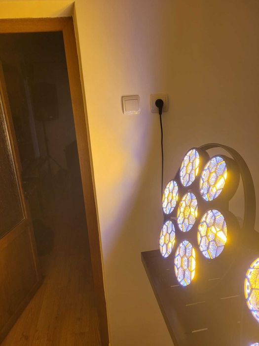 Lumini retro cob 350W led amber set scena dj formatii localuri wash