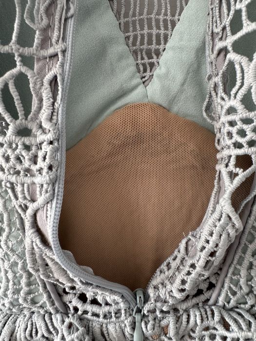 Self portrait(copy) rochi dama albastru menta Mar.M