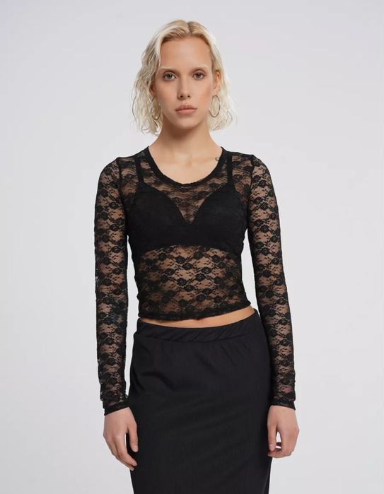 Лонгслив прозрачный