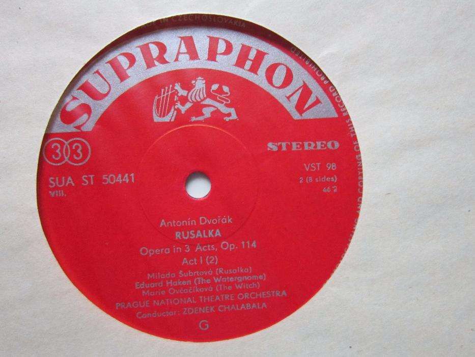 cadou deosebit rar Dvorak Antonín  ‎Rusalka  Cehoslovacia 1963