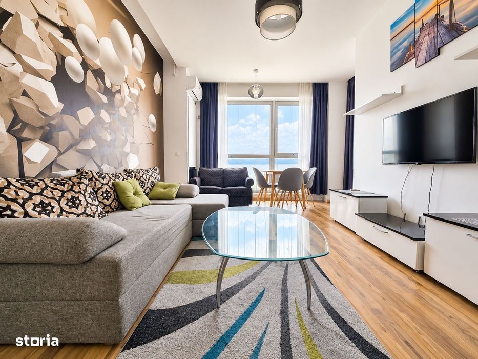 Apartament intr-un complex cu gradina privata si fantani decorative, l