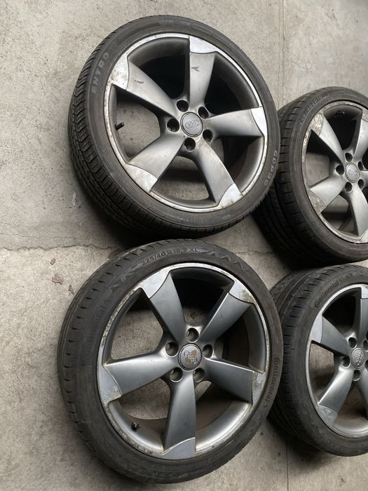 Jante Aliaj Audi Rotor 225/40 R18 anvelope vara profil 5-6mm