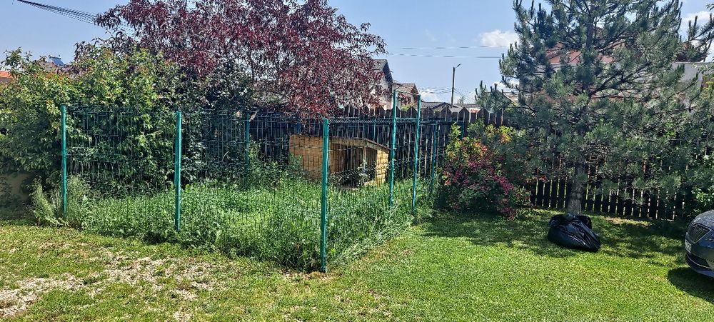 Țarc complect 24 mp + coteț cățel talie mare