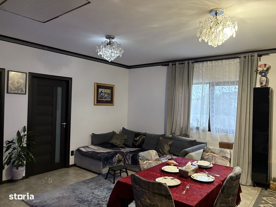Casă nouă, 3 camere, curte și mansardă