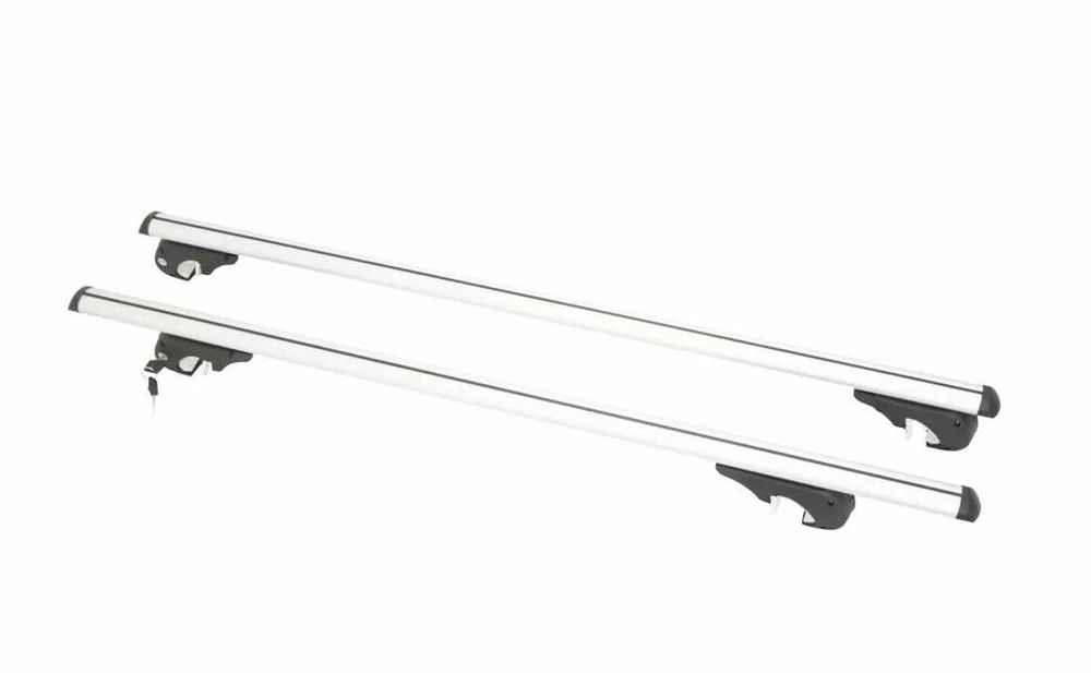 Напречни греди за багажник, 120cm с ключ