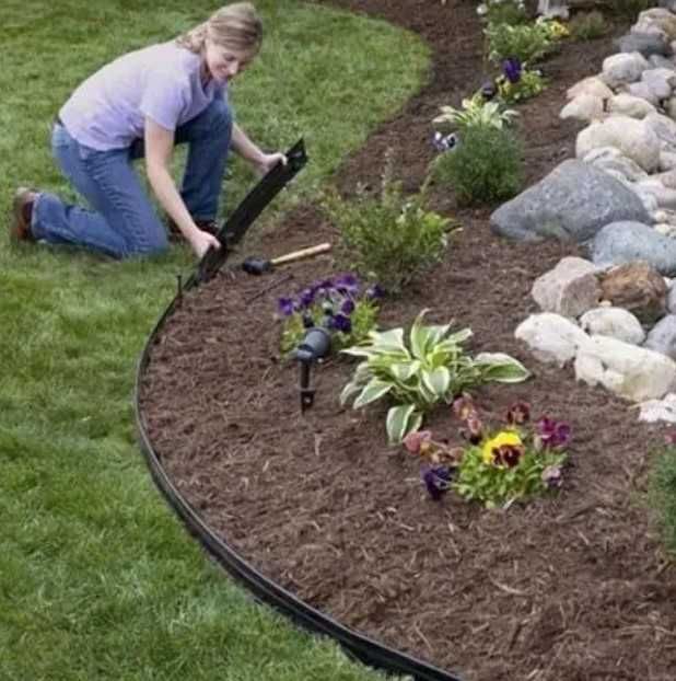 Садовый бордюр Gidrolica Country (зелёный, 10 м)