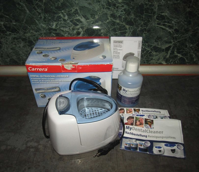 Ултразвукова ваничка за почистване на зъбни протези, бижута, украшения