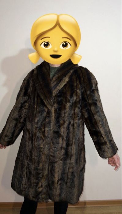 Натуральная шуба размер 46-48