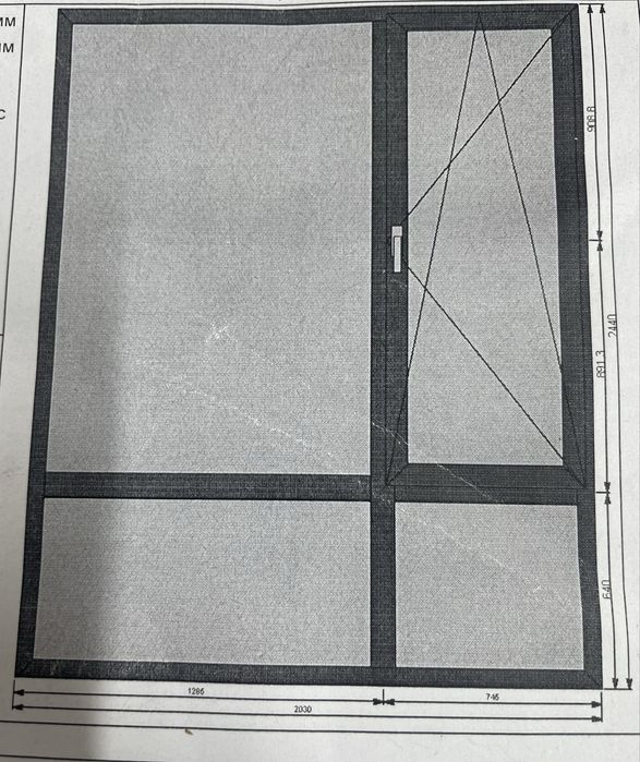 Окна б/у антрацит