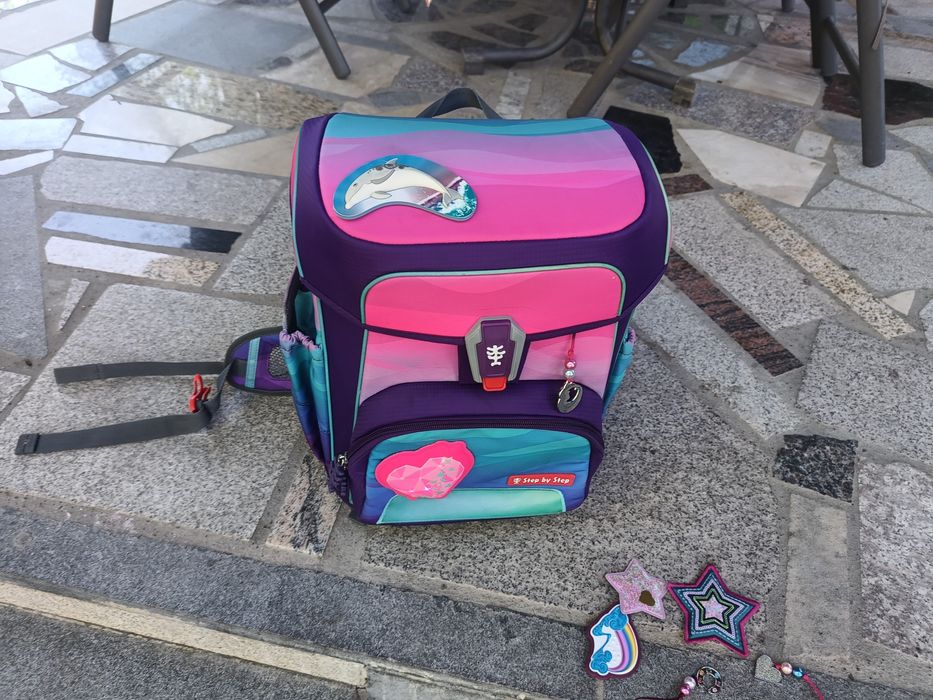Немска ученическа раница Step by step за 1-4 клас