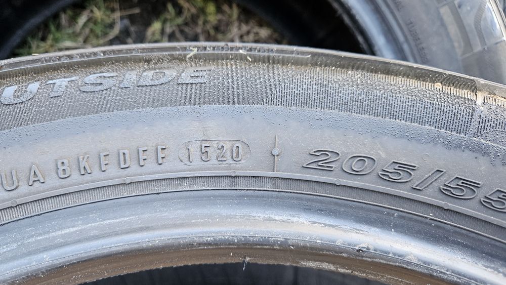 2бр гуми 205 55 16 дот 20 нексен nexen