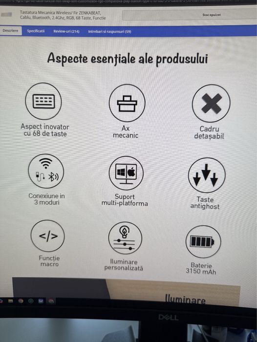 Tastatura Gaming ZenkaBeat Wireless Custom-made