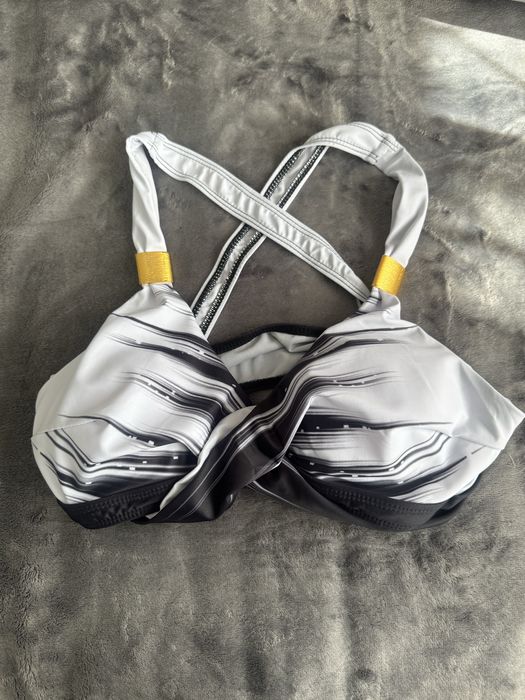 Купальник черно-белый