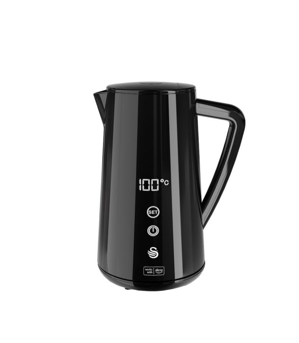 Кана Swan Alexa Led сензорен дисплей,1800W,1.5л,инокс