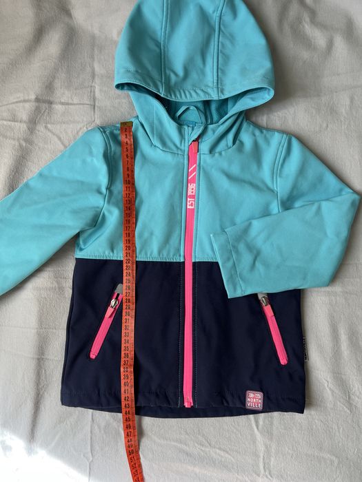Куртка непромокаемая на флисе 4-6лет