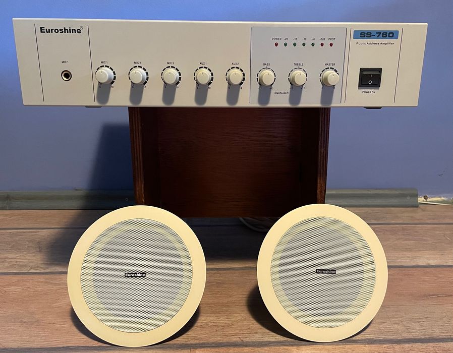 Усилвател и говорители Euroshine