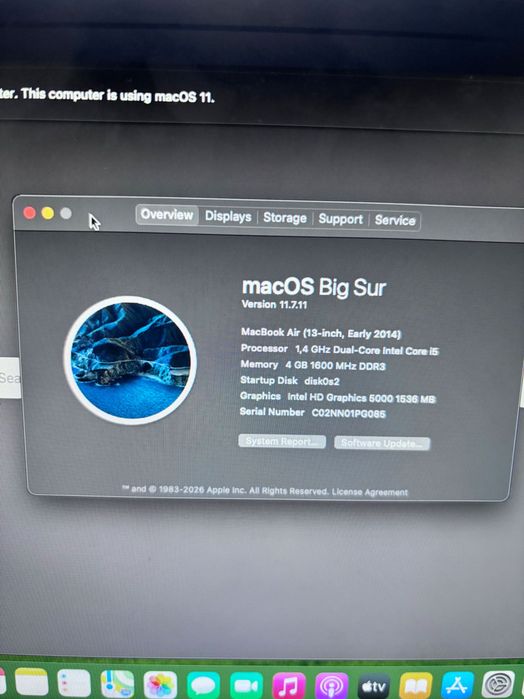 Macbook early 2014