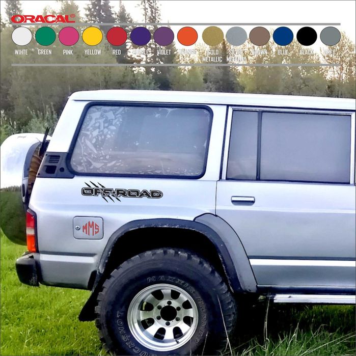 Стикер Off-road Универсален Offroad 4x4 Стикери за Джипове