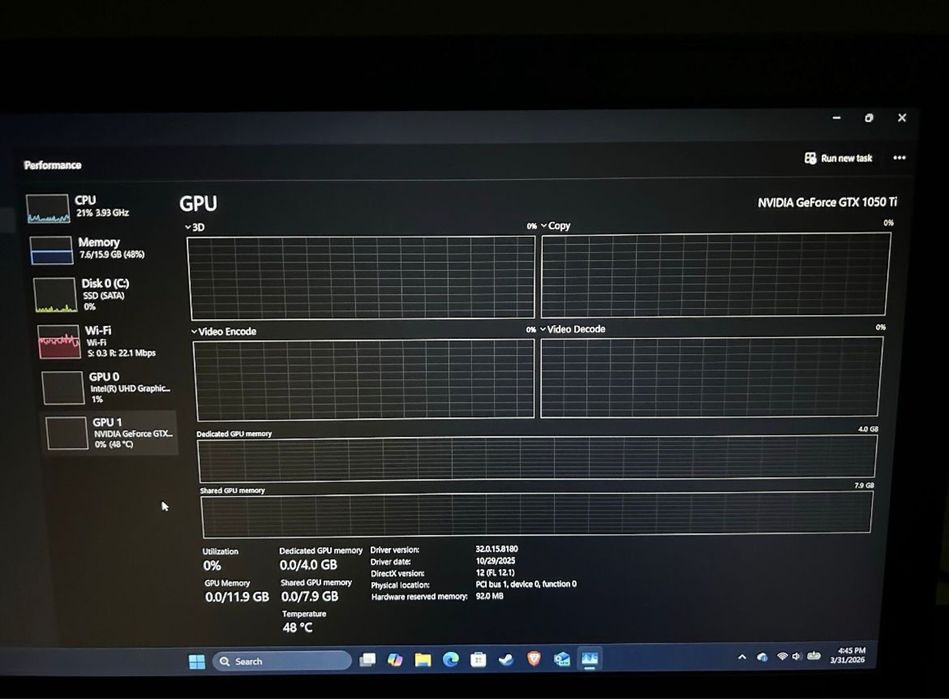 Laptop gaming DELL