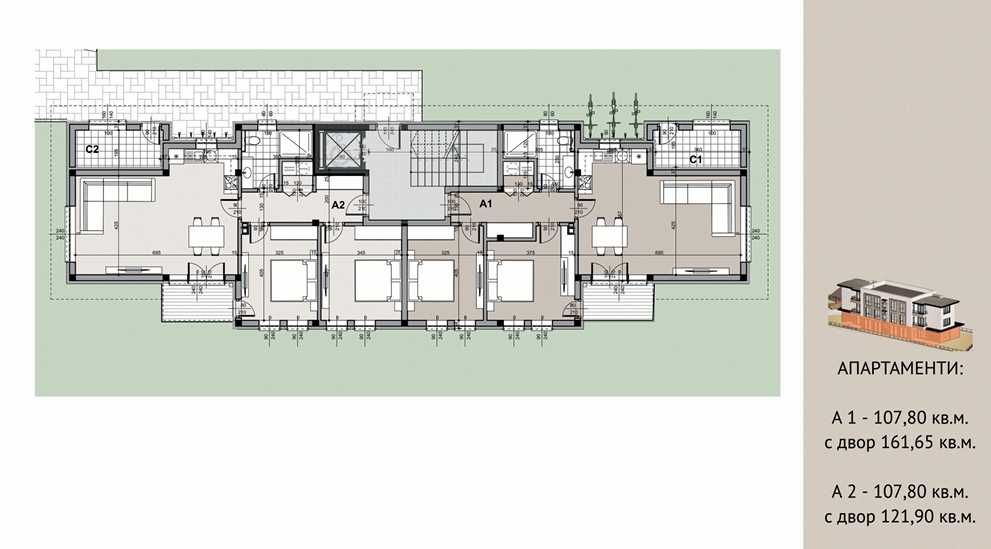 Продава се Едностаен апартамент в Казанлък - 41 кв.м за 1200 €/кв.м - Снимка #7