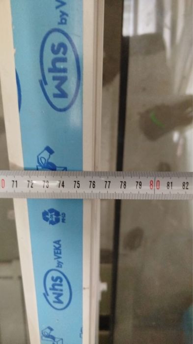 Пластикова перегородка, дверь и окно!