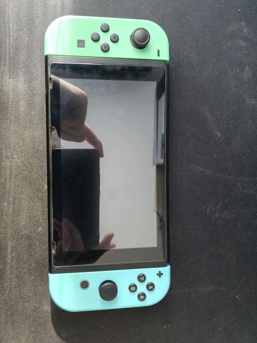 Nintendo Switch (V1) modat, Animal Crossing edition shell swap