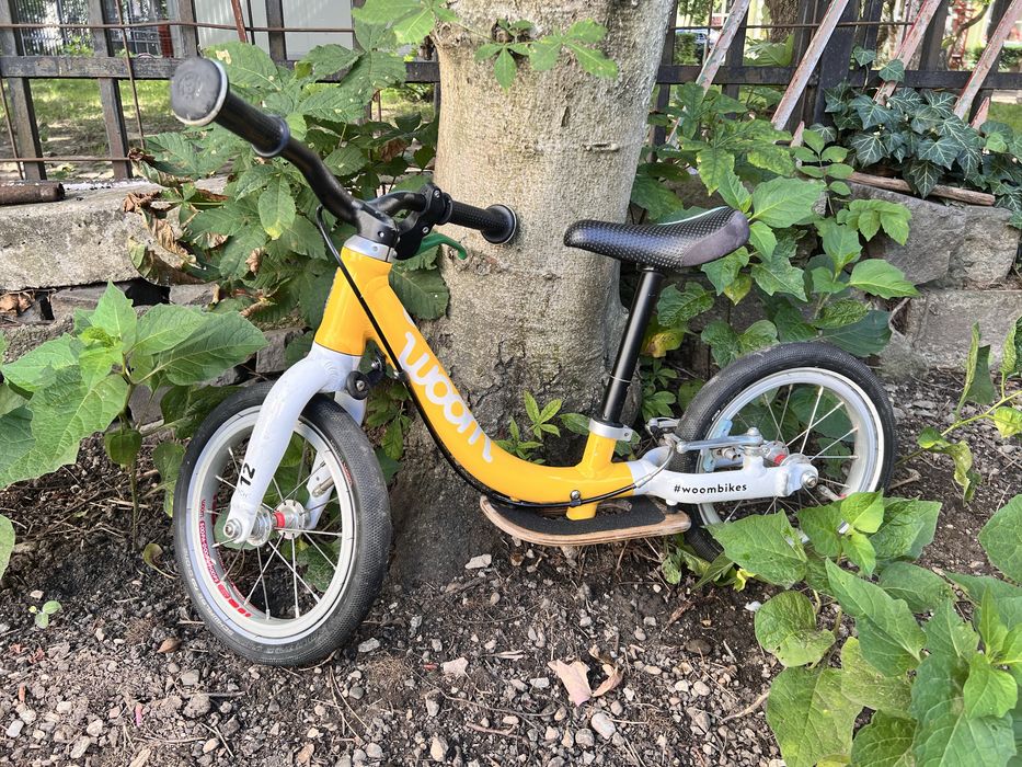 Bicicleta Woom 1 galbena