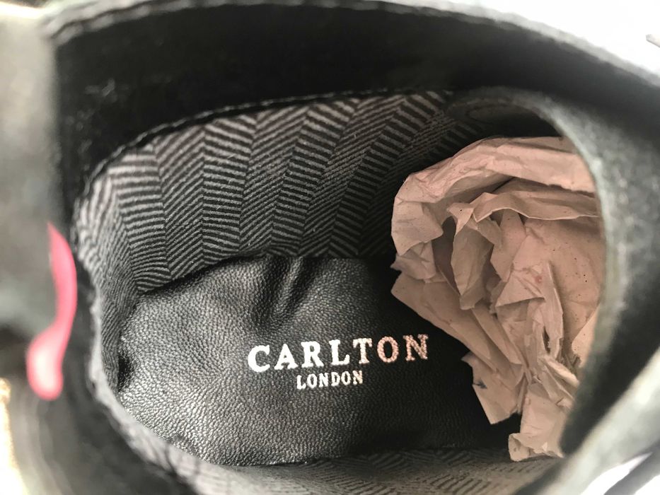 Botine CARLTON LONDON, piele de culoare neagra