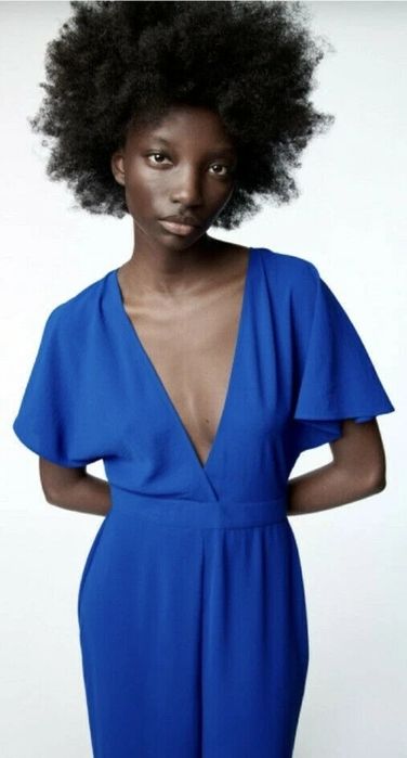 Дамски дълъг гащеризон Zara, размер м