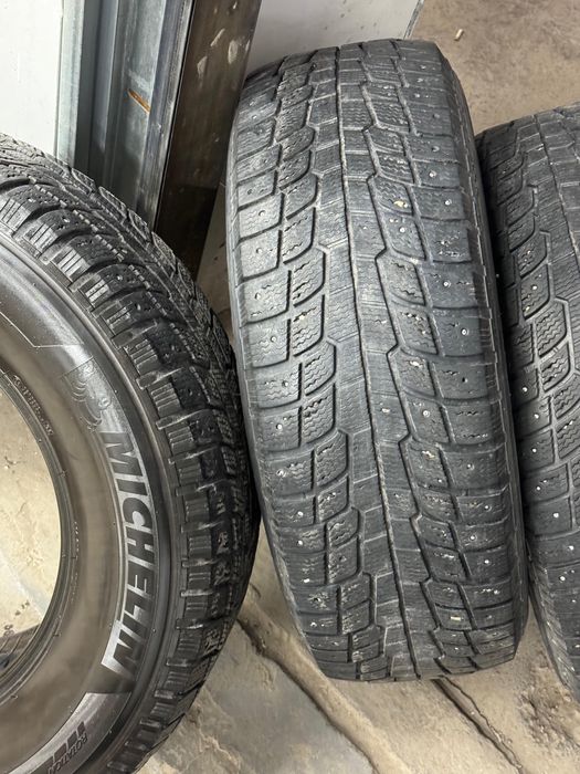 Шины Мишлен Michelin зимний с шипы
