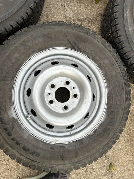 5x118 15 две джанти fiat ducato citroen peugeot 215 70 15С зимни гуми