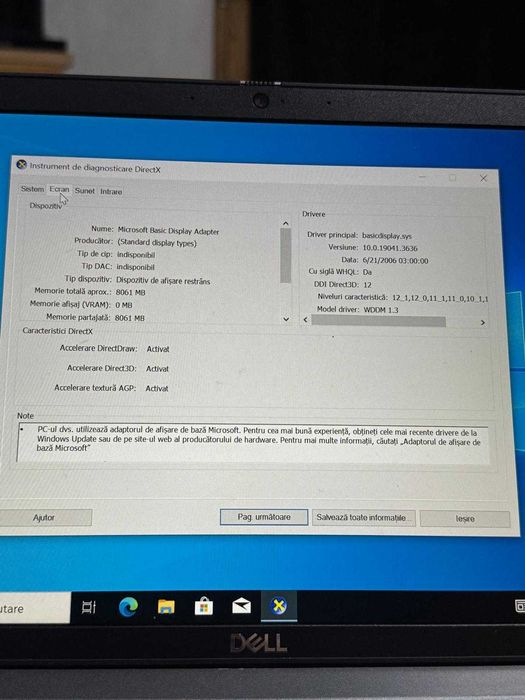 Laptop DELL Latitude 5421,i5-11400H,16GB DDR4,250GB SSD,14 Inch Full Hd