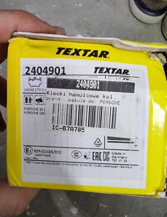 Placute de frana discuri  frana premium punte fata Porsche 911/986/987