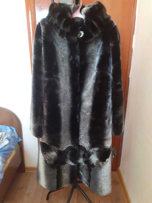 Новая мутоновая шуба.