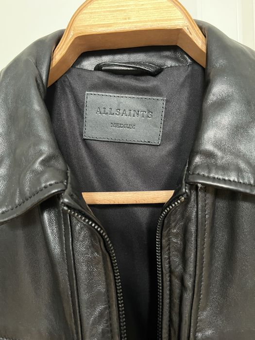 Geaca Piele AllSaints, Negru, M