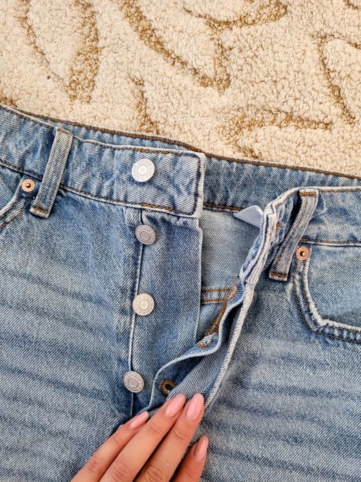 Fusta de blugi, denim, h&m