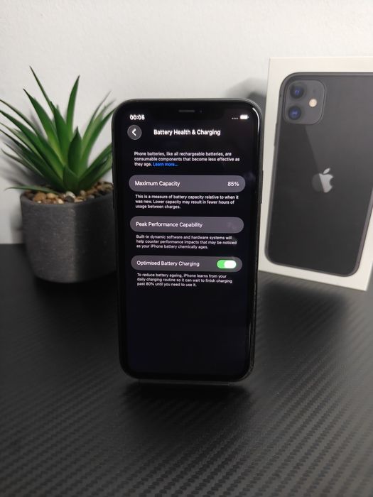 iPhone 11, 64GB Black • Perfect Funcțional! • Condiție Excelentă!