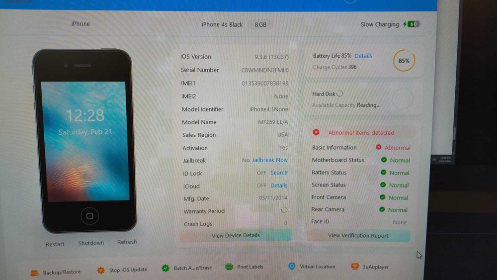 iphone 4s 8gb без apple id